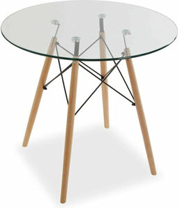 Tafel Versa 22020050 80 x 73 x 80 cm Bruin Transparant