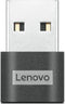 Lenovo 4X91C99226 - USB-C naar USB-A Adapter - Zwart