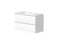 Kame Match - Badmeubelset - Keramische wastafel 81 cm - Mat Wit - 80x81 cm