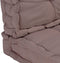 vidaXL - Palletvloerkussens - 2 - st - katoen - taupe
