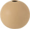 J-Line vaas Bol - keramiek - mat beiige - small - 11.50 cm hoog