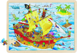 Goki Puzzel: Piraten 96-delig
