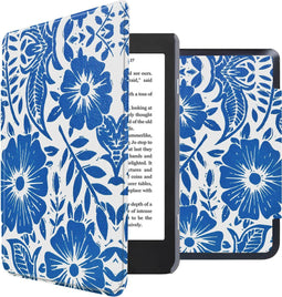imoshion E-reader Hoesje - Geschikt voor Kobo Nia - Design Sleepcover Bookcase - Flower Tile
