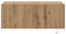 vidaXL - TV - Wandkast - met - LED-verlichting - Artisan - Eiken - 80x35x31 - cm