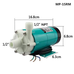 VEVOR MP-15RM - Magnetische Aandrijving Pomp - Lekvrij - Corrosiebestendig