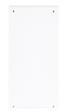 Bizzotto Eyvin schoenenrek - drie vakken - 50 x 15 x 106 cm - wit
