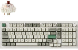 Keychron Q5 Max - Mechanisch Toetsenbord - 96% Formaat - Gateron Jupiter Brown - Qwerty US - Wit