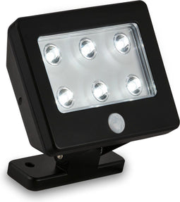 Briloner Kollig - LED Wandlamp - Oplaadbaar met bewegingssensor - Zwart - IP54 - 12 cm - 6500K