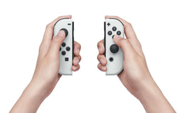 Nintendo Switch OLED draagbare game console 17,8 cm (7") 64 GB Touchscreen Wifi Zwart, Wit