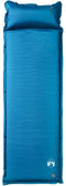 vidaXL - Kampeermatras - met - kussen - zelfopblazend - 1-persoons - turquoise