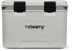 Steamy Marine 21 - Koelbox - 21 Liter met verdeelwand en inlegbakje - Wit