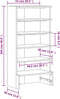 vidaXL-Schoenenkast-52x30x104-cm-massief-grenenhout