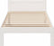 vidaXL - Bedframe - zonder - matras - massief - grenenhout - wit - 90x200 - cm