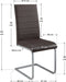 4 Eetkamerstoelen / stoel - Vegas - Kunstleer - Bruin