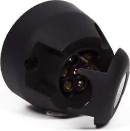Benson 7-polige kunststof contra stekker - zwart - Ø70 mm