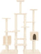 vidaXL - Kattenmeubel - met - sisal - krabpalen - 145 - cm - lichtgrijs
