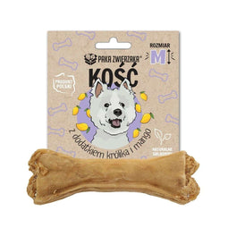 Snack voor honden Paka Zwierzaka Bone with rabbit and mango M 12 cm Konijn 55 g