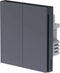 Aqara Smart Wall Switch H1 (met NUL, double rocker) - Grey