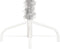 vidaXL - Kunstkerstboom - half - met - standaard - 150 - cm - PET - zilverkleurig