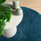 vidaXL - Vloerkleed - OVIEDO - laagpolig - Ø - 120 - cm - turquoise
