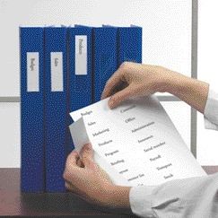 Etikethouder 3L 10305 19x75mm PP zelfklevend - 10 stuks