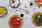 CABANAZ - bord, keramiek, FONDUE PLATE, wit