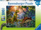 Ravensburger puzzel Oase van dinosauriërs - Legpuzzel - 100 stukjes