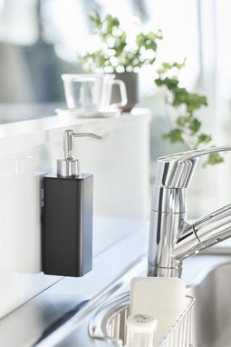 Yamazaki Tower - Zelfklevende Zeepdispenser - Muurmontage - Zwart