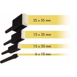 Klika - Plekolit stiftpot zwart -4 stiften breed - 4 stuks