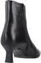 Unisa Lomas - Enkellaarsjes met rits - Kitten heel 6 cm - Zwart - Maat 39