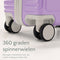 Skycases City Walker - 3-delige Kofferset - Lichtgewicht Duurzaam 34 77 94 Liter 360° Spinner Wielen TSA-slot Beschermhoezen Paars