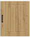 vidaXL - Keukenwandkast - Lucca - bewerkt - hout - artisanaal - eikenkleur