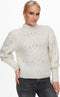 ONLY ONLPOPPY L/S HIGHNECK PULLOVER - Gebreide pullover - Lange mouwen - Hoge hals - Maat XS