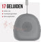 White Noise Machine - Slaaphulp - 17 Geluiden - Grijs