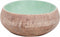 vidaXL - Opzetwasbak - ovaal - 59x40x15 - cm - keramiek - groen - en - bruin