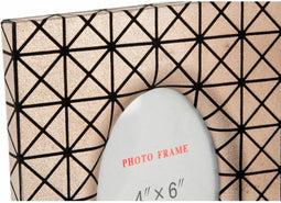Fotolijsten DKD Home Decor Geometrisch Hout Scandinavisch (3 Onderdelen)