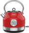 SOGO Retro Waterkoker - Snoerloos RVS - 1.8 Liter met Thermometer - Rood