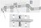 Paulmann Duo Profil - Montage set Fixture - 4 stuks