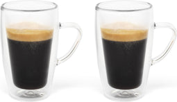 Bredemeijer - Dubbelwandige koffieglazen espresso 100ml (set van twee stuks)