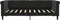 vidaXL - Slaapbank - 90x190 - cm - fluweel - zwart