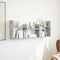 vidaXL - Wandkast - 100x18x40 - cm - bewerkt - hout - betongrijs