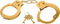 Pipedream Fetish Fantasy Gold Handboeien - Goudkleur