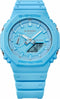 G-Shock GA-2100-2A2ER - Polshorloge - 20 ATM waterdicht - Kleur blauw