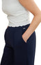TOM TAILOR straight interlock pants - Dames Broek - Maat L - Met elastische tailleband