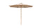 Feel Furniture - Luxe Eikenhouten Parasol met Olefin Stof - 3 Meter - Donker Beige