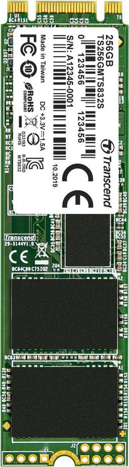 Transcend 832S - M.2 SSD 256GB - SATA III 6Gb/s - 3D NAND