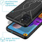 iMoshion Hoesje Geschikt voor Samsung Galaxy A21s Hoesje Siliconen - iMoshion Design hoesje - Zwart / Holding Hands