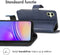 iMoshion Hoesje Geschikt voor Samsung Galaxy A05s Hoesje Met Pasjeshouder - iMoshion Luxe Bookcase - Donkerblauw