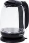 Mesko 1302B - Waterkoker - Glas - Zwart - 1.7 liter - 2200 Watt