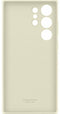 Samsung Galaxy S23 Ultra - Silicone Backcover - Krasbestendig - Beige
